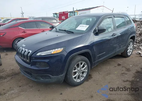 2014 Jeep Cherokee Sport из США, поврежденный, VIN 1C4PJLABXEW318659